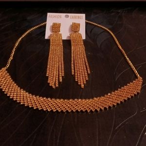 Golden Choker Set