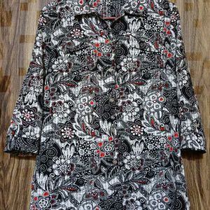 Pollari Floral Mid Sleeve Button Shirt