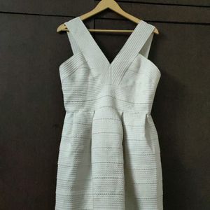 H&M White Bandage Dress