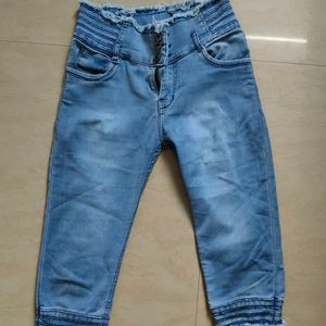 Blue Denim Capree