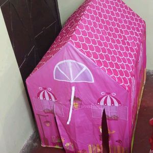 New/Unused Pink Kids Play Tent House