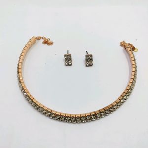 Choker Necklace Set Of 2