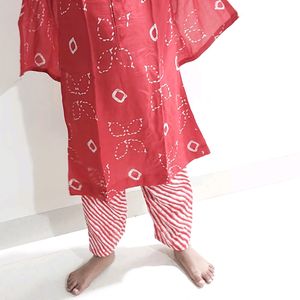 Kurti Bottom Duppata Mask Set