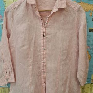 Wills Classic Formal Linen Shirt For Girls