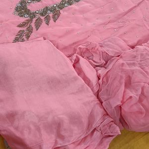 Beutiful Pink Suit For Newly Married Girl