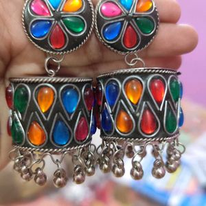 Multicolour Jhumka