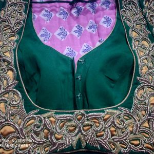 Zardozi Blouse Beautiful Colour