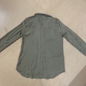 Olive Green Full Sleeve Women’s Shirt