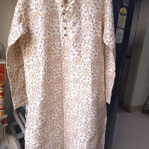 Cotton Printed Regular Kurta