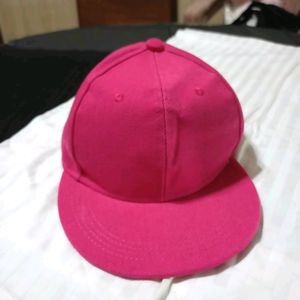 Hot Pink Flip Cap Hat