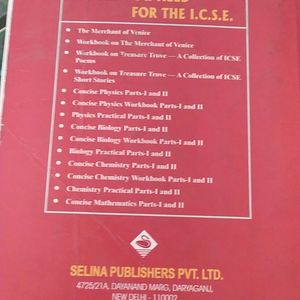 biology icse concise book for class 10