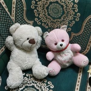 New Teddy 🧸 Pink And White 🆕 Soft Toys