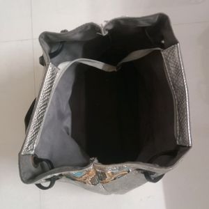 Silver L Sized Handbag