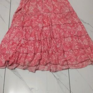 Floral Print Skirt