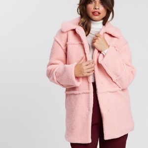 PINK TEDDY COAT