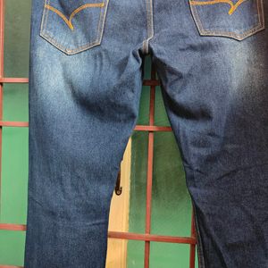 Brand New Looking Navy Blue Faded Jean