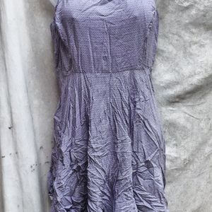 LAVENDER PRINTED DRESS