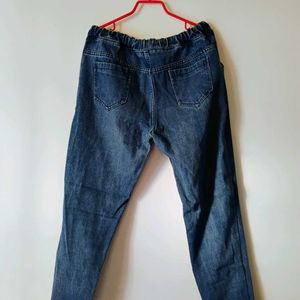 Boyfriend Blue Stretchable Jeans