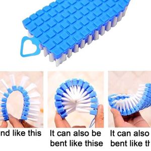 Flexible Plastic Cleaning Brush(pack Of 2 Pc)