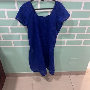 Tailor Made Navy Blue Kurta