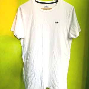 Hollister Wgite Cotto tee