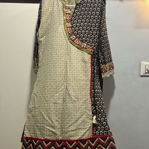 Xl Size Pure Cotton Designer Kurta