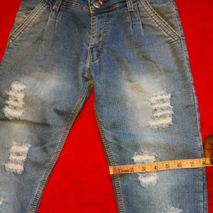 Blue Mid Rise Jeans(Men)