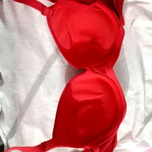 Red hot bra like new