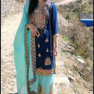 Shara Suit With Dupatta