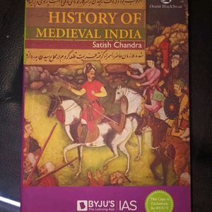 History of Medieval India By Satish Chandra