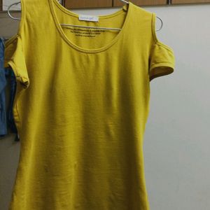 Yellow Off Solder Tshirt