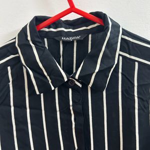 Black And White Striped Shirt