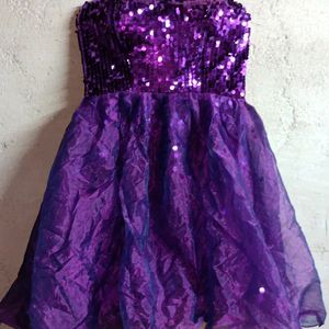 Celebrity Sequin Party Dress Mini Purple 💜