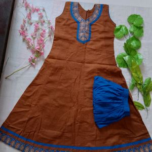 Anarkali Kurti Plazo Set