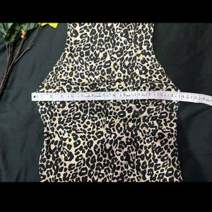 Zara leopard bodysuit