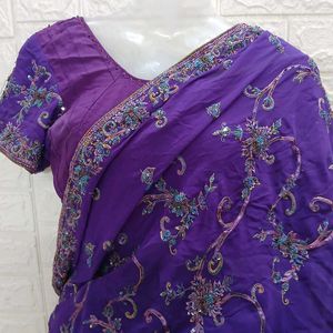 Diganar Hand Embrwodari Saree