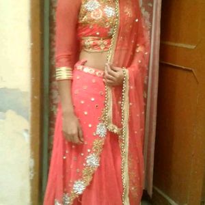 Punch Pink Lehnga Choli