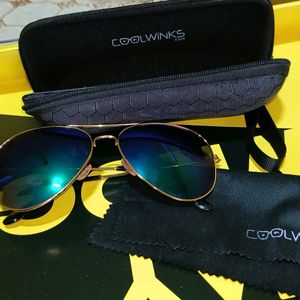 Coolwinks unisex aviator sunglasses with p