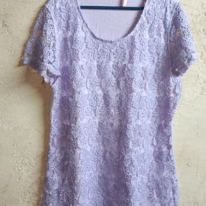 🇨🇳 MILLER'S Fashion Lace Top Layered Lavender