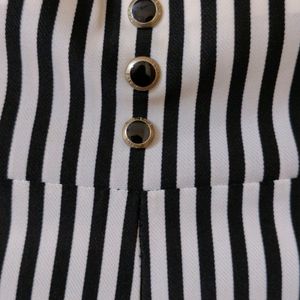 Stretchable Striped Pants