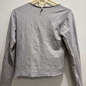 Grey Women's Top