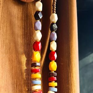 📿 Handcrafted Multicolor Beads Necklace🔥 Elegant