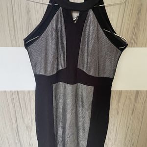 *Negotiable*Bodycon Black And Silver dress🖤