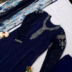 Pakistani Blue Heaven Suit Set