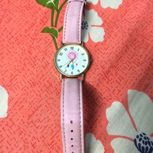 Pink Ladies Watch with Battery