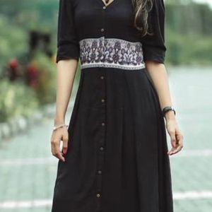 Black Fit N Flare Dress