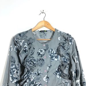 Grey Printed Top (Women’s)