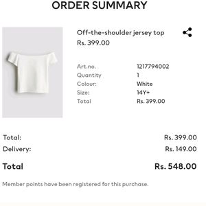 H&M Top(Can Give Your Offers Too)