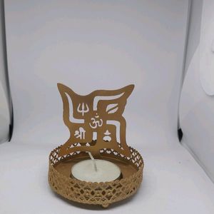 Swastik T Light Holder