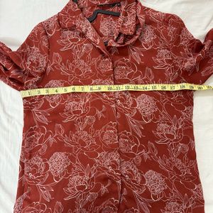 Rustic Maroon/mauve Shade Shirt